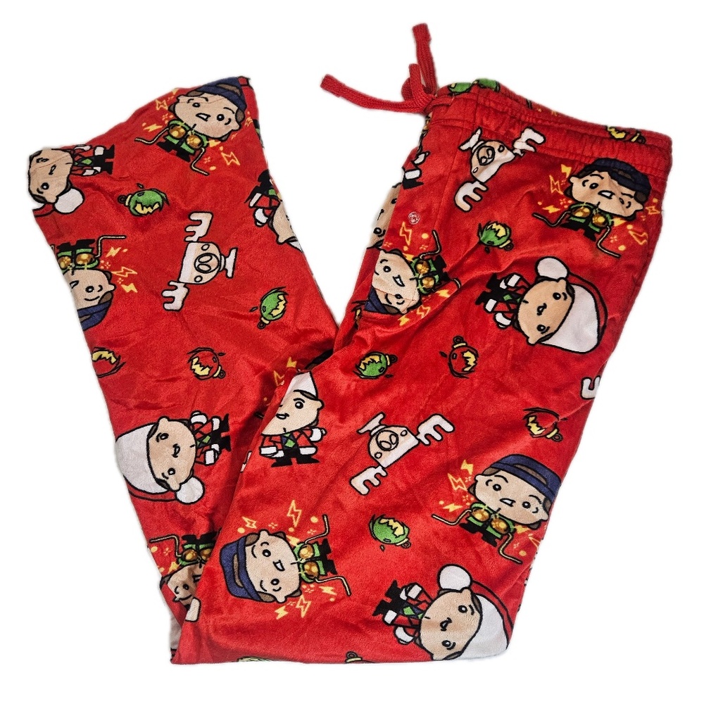 National Lampoon Christmas Vacation Sleep Pants Mens Large‎ Fleece Movie Pajamas
